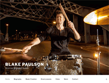 Tablet Screenshot of blakepaulson.com